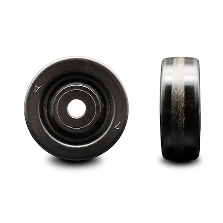 Service Caster SCC - 3" Phenolic Wheel Only - 3/8" Bore - 500 lbs Capacity SCC-PHS314-38